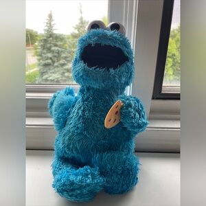 Sesame Street Feed Me Cookie Monster Plush: Interactive 13 Inch Cookie Monster